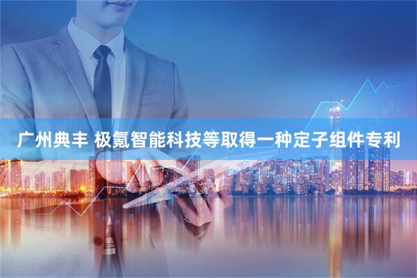 广州典丰 极氪智能科技等取得一种定子组件专利
