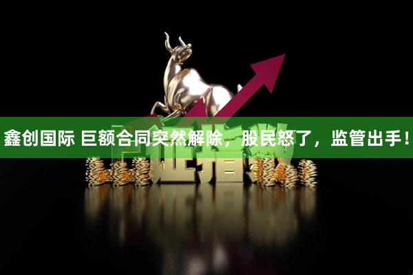 鑫创国际 巨额合同突然解除，股民怒了，监管出手！