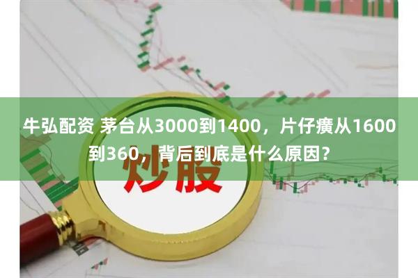 牛弘配资 茅台从3000到1400，片仔癀从1600到360，背后到底是什么原因？